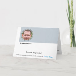 Graciosa tarjeta de cumpleaños para el Chiste de h