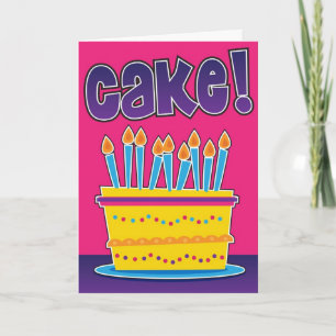 Graciosa tarjeta de cumpleaños para hombre o mujer