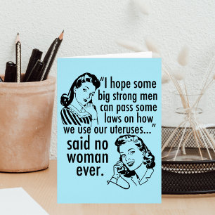 Graciosa tarjeta de cumpleaños para mujeres femini