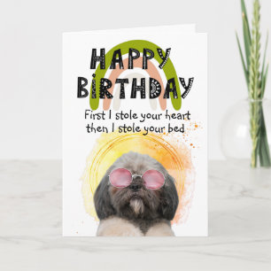 Graciosa tarjeta de cumpleaños personalizado de tu