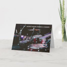 Graciosa tarjeta de cumpleaños sin silencio