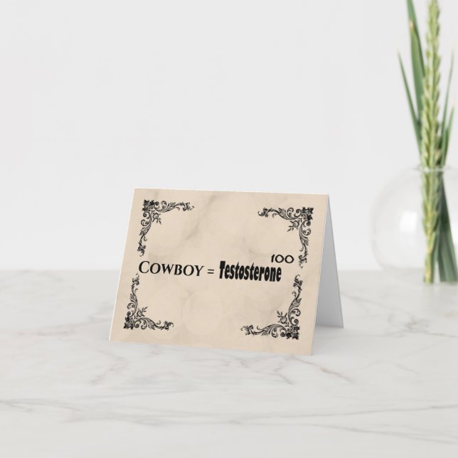 Graciosa tarjeta de El día de San Valentín de Cowb (Anverso)