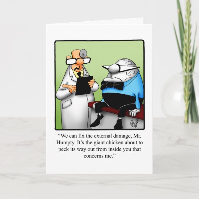 Graciosa tarjeta de felicitación (Anverso)