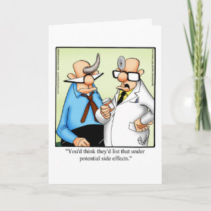 Graciosa tarjeta de felicitación