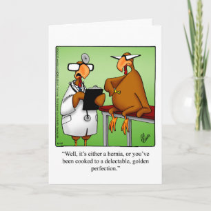Graciosa tarjeta de felicitación de Acción de Grac