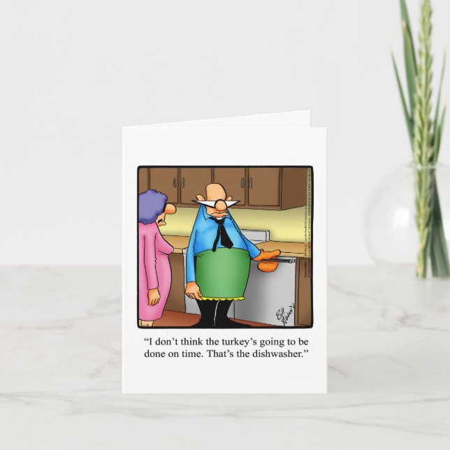 Graciosa tarjeta de felicitación de Acción de Grac (Anverso)