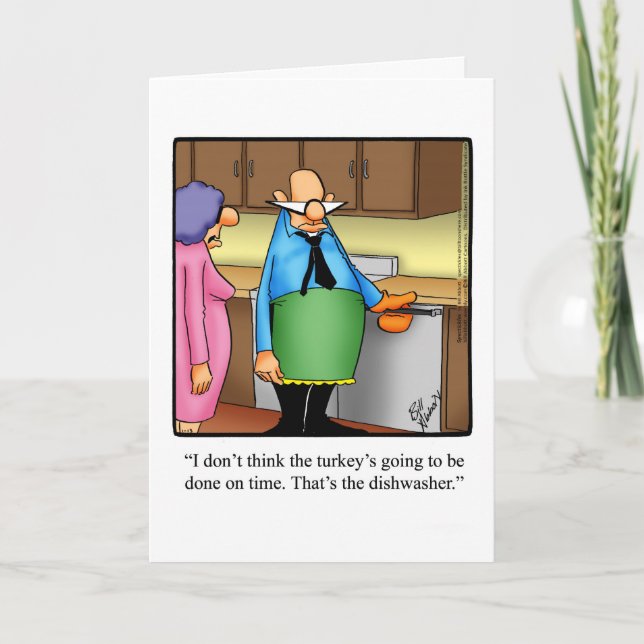 Graciosa tarjeta de felicitación de Acción de Grac (Anverso)