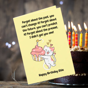 Graciosa tarjeta de felicitación de cumpleaños mod