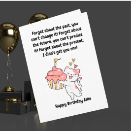 Graciosa tarjeta de felicitación de cumpleaños mod