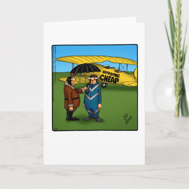 Graciosa tarjeta de felicitación de humor para cum (Anverso)