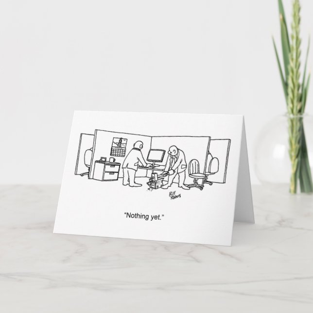 Graciosa tarjeta de felicitación I.T. (Anverso)