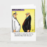 Graciosa tarjeta de felicitación para bebé