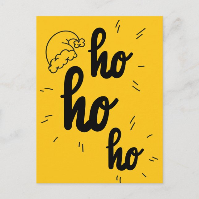 Graciosa tarjeta de felicitación para Navidades (Anverso)