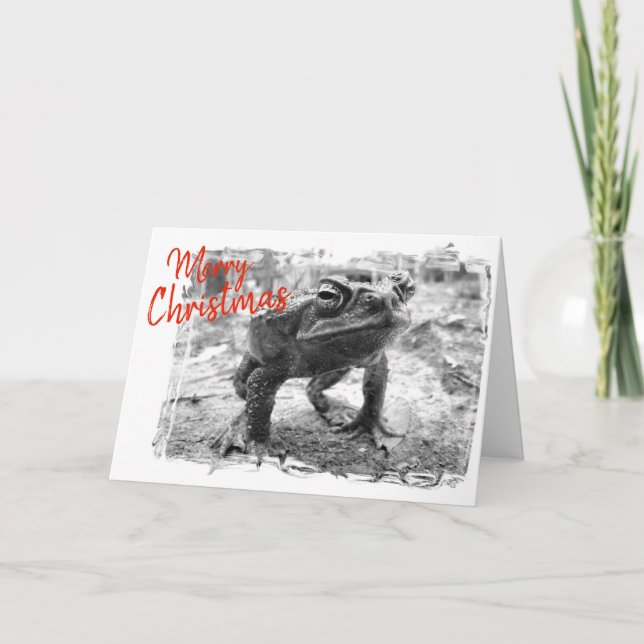 Graciosa tarjeta de felicitación para Navidades au (Anverso)