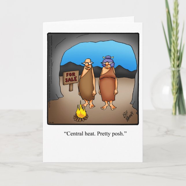 Graciosa Tarjeta de felicitación para propietarios (Anverso)