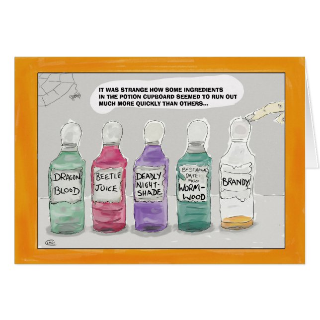 Graciosa tarjeta de felicitación Personalizado de  (Anverso (Horizontal))
