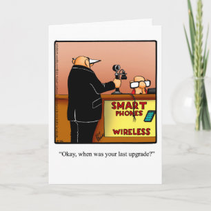 Graciosa tarjeta de felicitación por cumpleaños