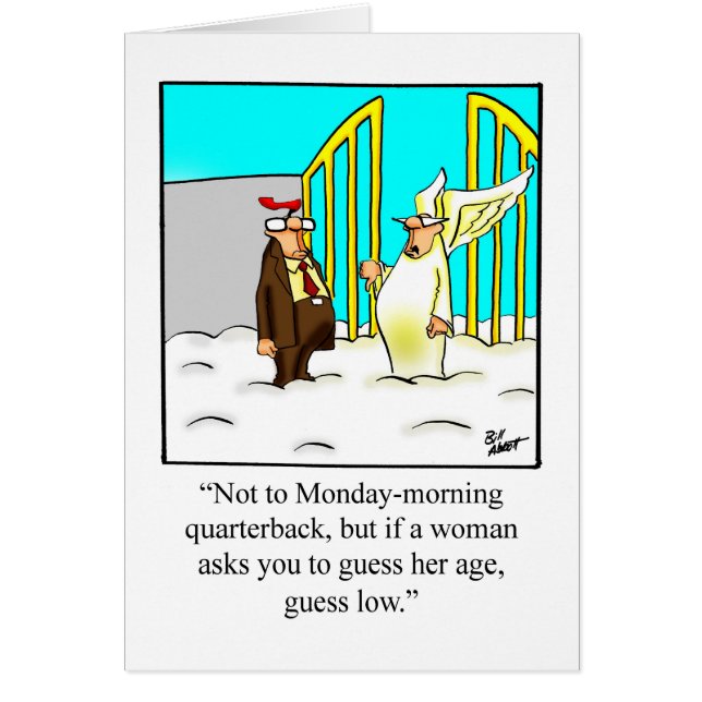 Graciosa tarjeta de felicitación por cumpleaños (Frente)