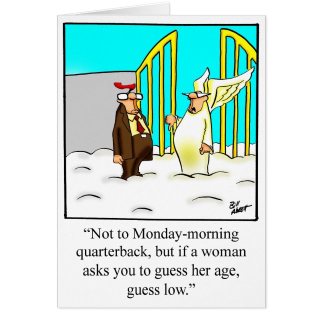 Graciosa tarjeta de felicitación por cumpleaños (Frente)