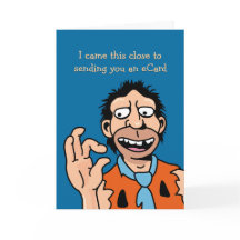 Graciosa tarjeta de felicitación por cumpleaños