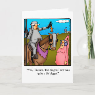 Graciosa tarjeta de felicitación por cumpleaños