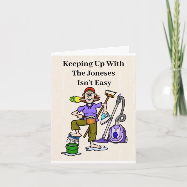 Graciosa tarjeta de felicitación por el día de los (Anverso)