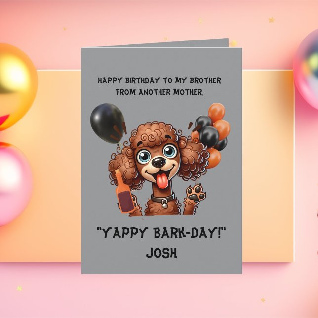 Graciosa tarjeta de felicitación simple de cumplea (Subido por el creador)