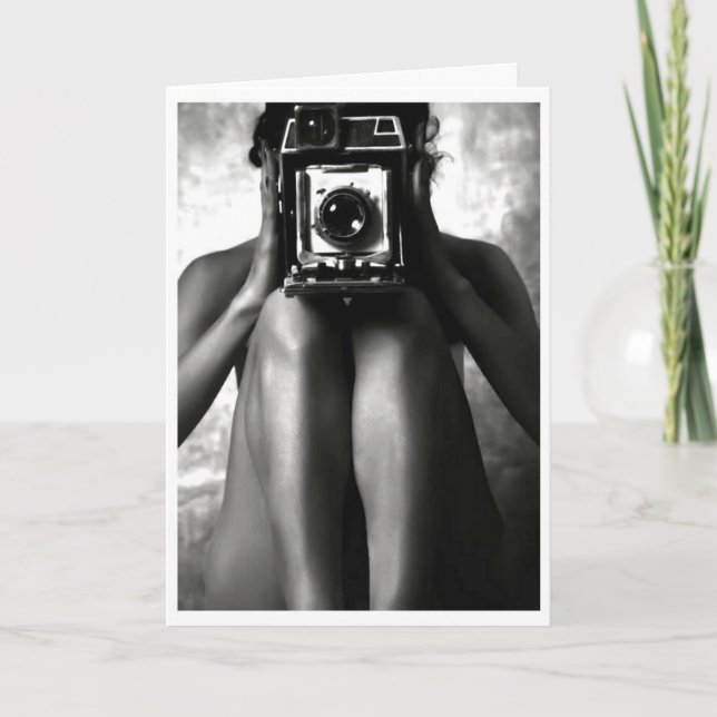 Graciosa tarjeta de foto de cumpleaños de Hot Chic (Anverso)