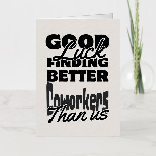 Graciosa tarjeta de huida de trabajador, cómico gi