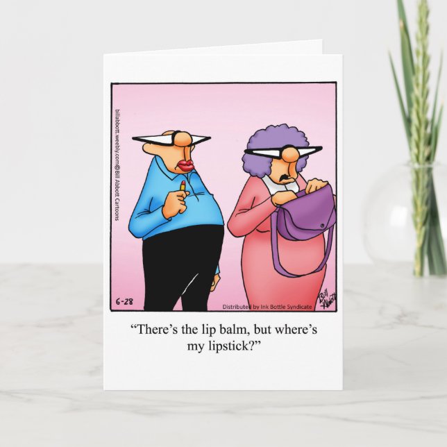 Graciosa Tarjeta De Humor Aniversario Para Él (Anverso)