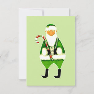 Graciosa tarjeta de Navidades secretos irlandeses
