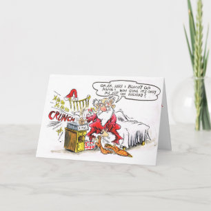 Graciosa tarjeta de Navidades únicos