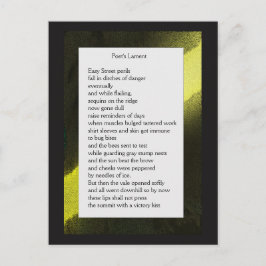 Graciosa tarjeta de poema agrícola #2