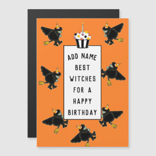 Graciosa tarjeta de regalo de cumpleaños de Hallow