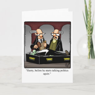 Graciosa tarjeta de saludo de Halloween Feliz