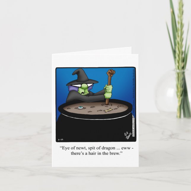 Graciosa tarjeta de saludo de Halloween Feliz (Anverso)