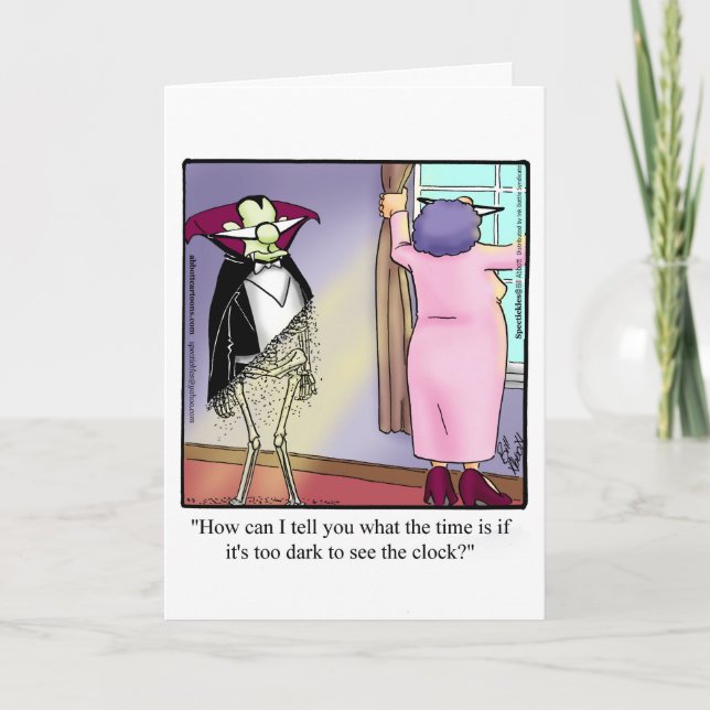 Graciosa tarjeta de saludo de Halloween Feliz (Anverso)