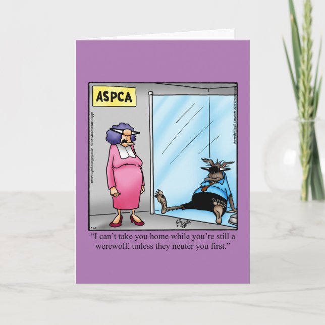 Graciosa tarjeta de saludo de Halloween Feliz (Anverso)