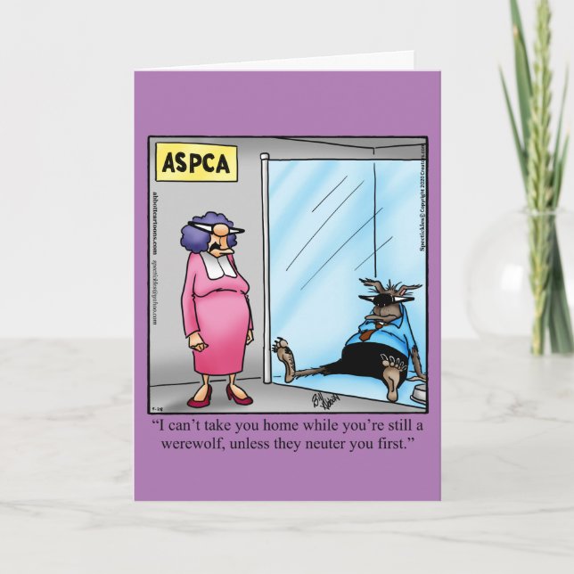 Graciosa tarjeta de saludo de Halloween Feliz (Anverso)