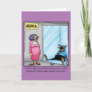 Graciosa tarjeta de saludo de Halloween Feliz