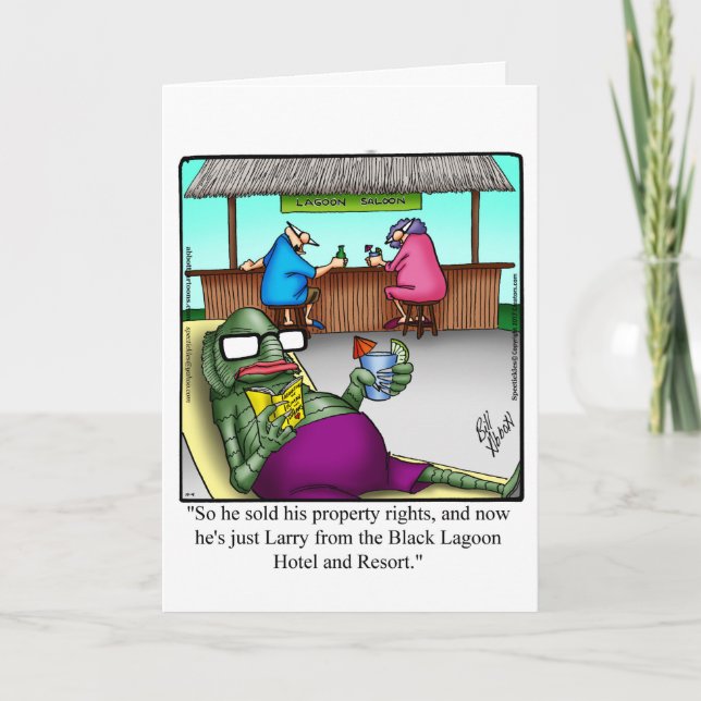 Graciosa tarjeta de saludo de Halloween Feliz (Anverso)