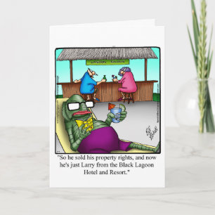 Graciosa tarjeta de saludo de Halloween Feliz