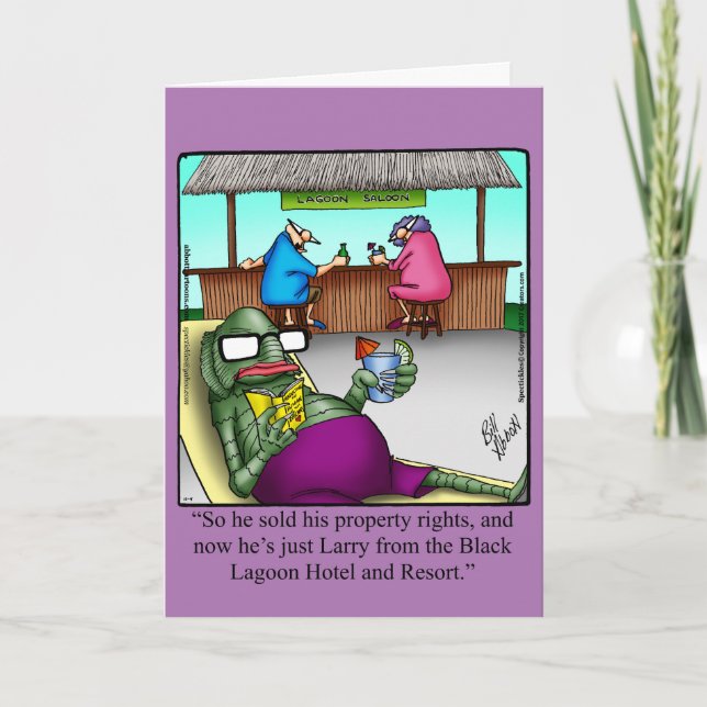 Graciosa tarjeta de saludo de Halloween Feliz (Anverso)