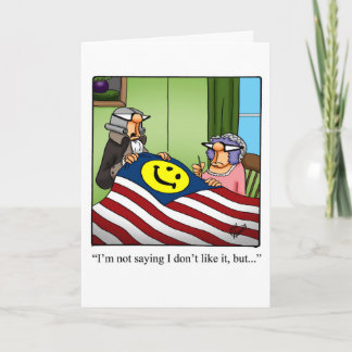 Graciosa Tarjeta De Saludo De Humor Del 4 De Julio