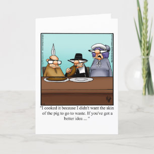 Graciosa tarjeta de saludo de humor para el día de