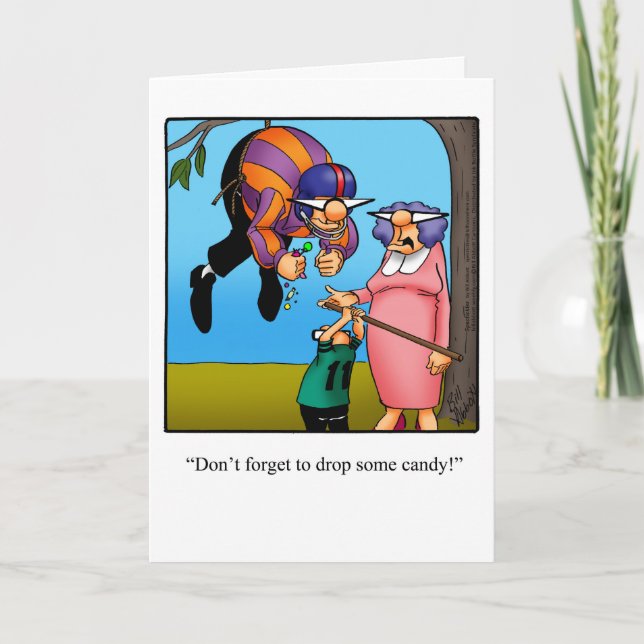 Graciosa tarjeta de saludo del Día del Padre (Anverso)