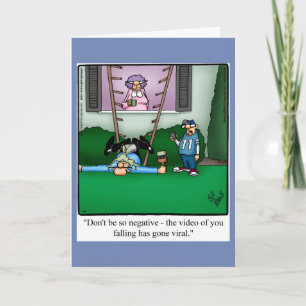 Graciosa tarjeta de saludo del Día del Padre