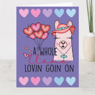 Graciosa tarjeta de saludo El día de San Valentín