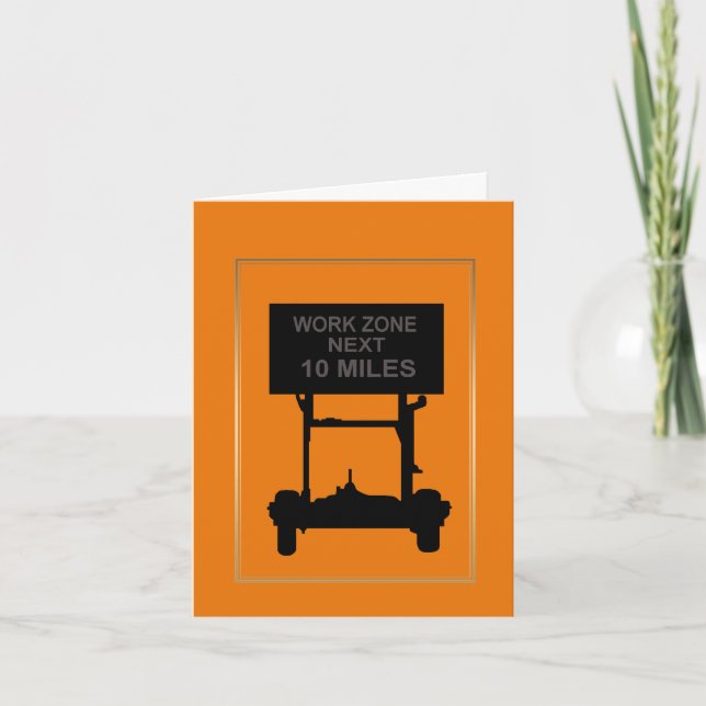 Graciosa Tarjeta De Saludo Para Animación De Camin (Anverso)