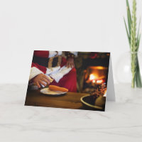 Graciosa tarjeta de saludo para Navidades Vegan